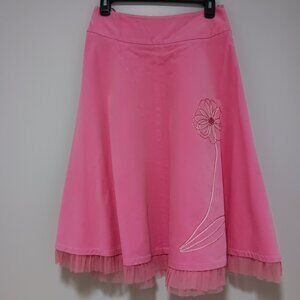DS lab cotton skirt in pink - sz 2